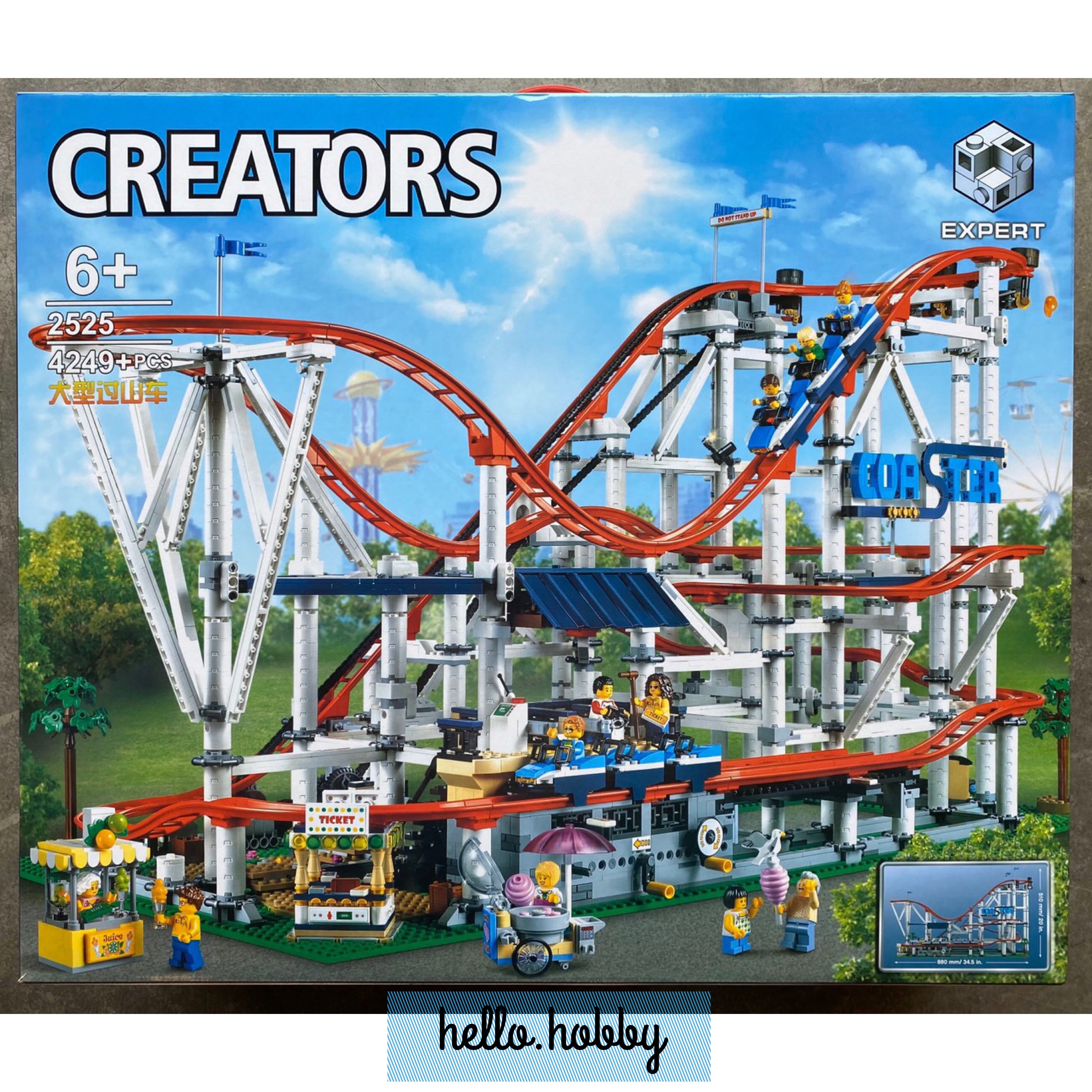 2525 Roller Coaster 4249pcs (มีมอเตอร์)