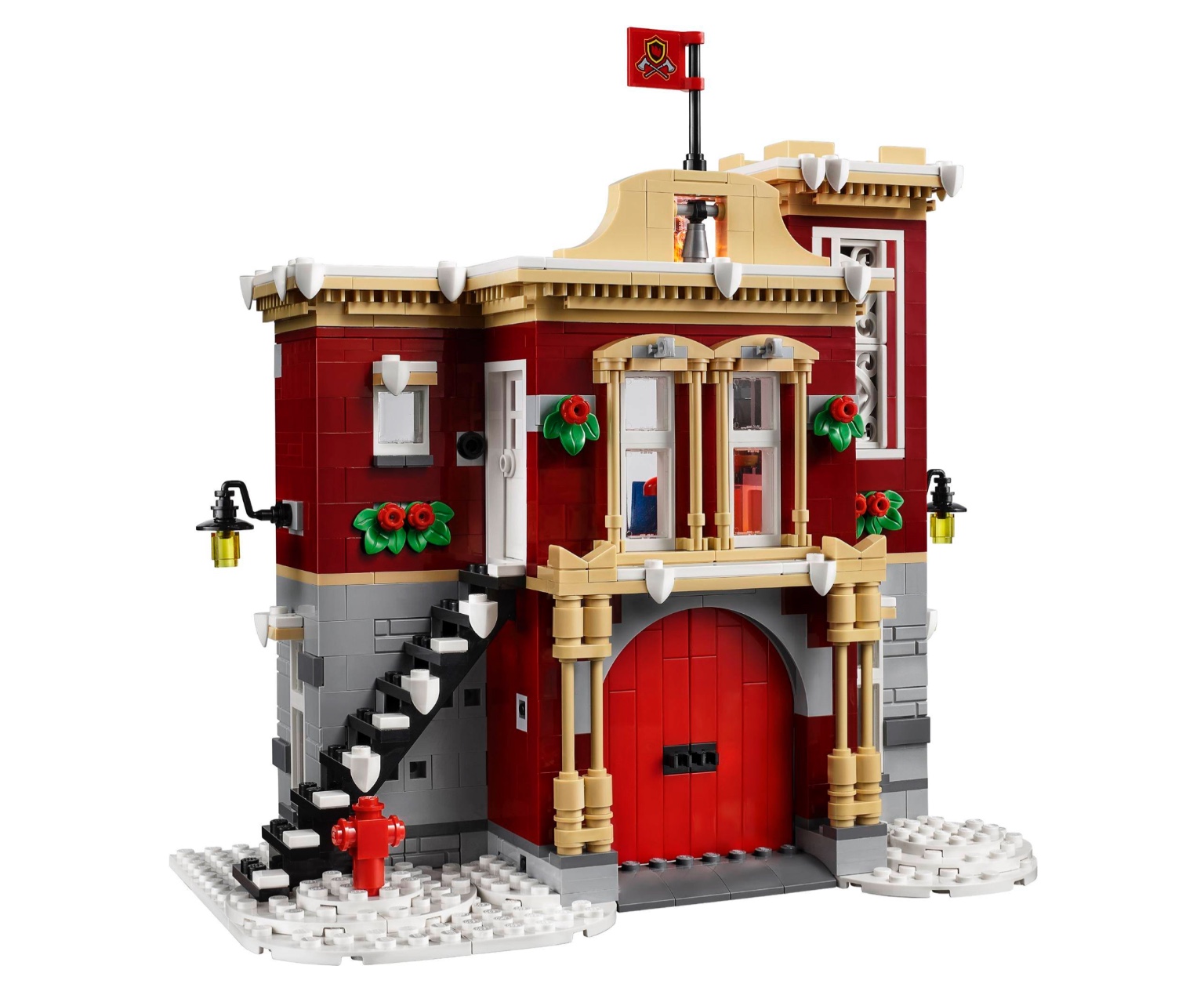 Lepin 36014 Winter Village Fire Station 1306pcs