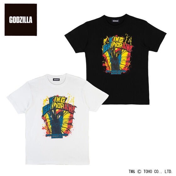 PRE-ORDER : Godzilla T-shirt feat.STUDIO696 King Ghidorah NG Color Pattern