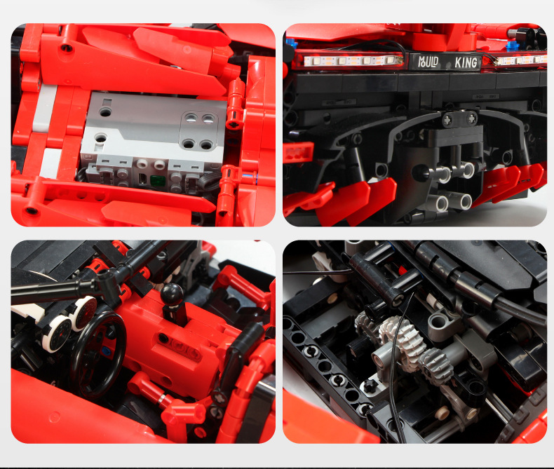 Mould King 13079 Lamborghini Veneno Roadster - 50th Anniversary 2535pcs บังคับได้