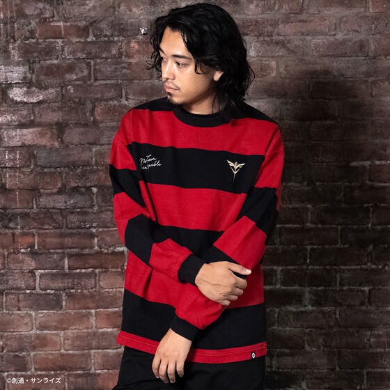 PRE-ORDER : STRICT-G HARDIN "Mobile Suit Gundam Char's Counterattack" Heavy Border Long Sleeve T-shirt