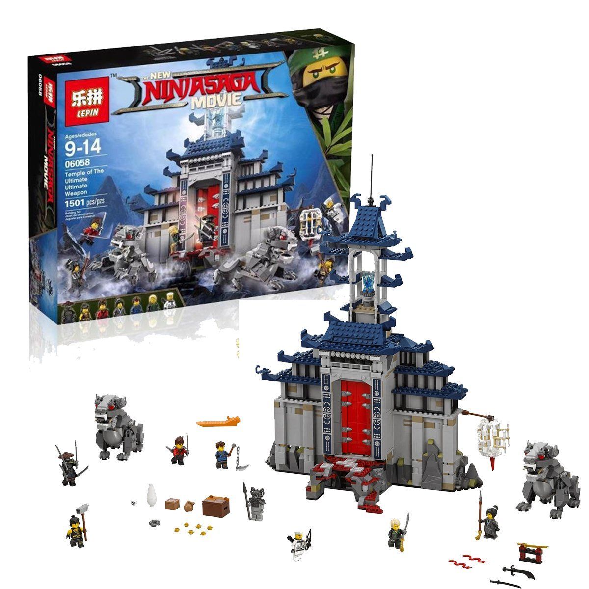 Lepin 06058 The Temple of Ultimate Ultimate Weapon 1501pcs
