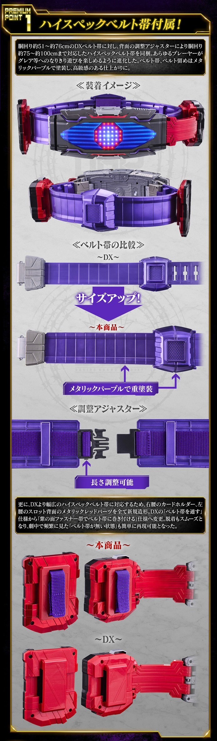 PRE-ORDER : PREMIUM DX Memorial Vision Driver & High Spec Belt Set