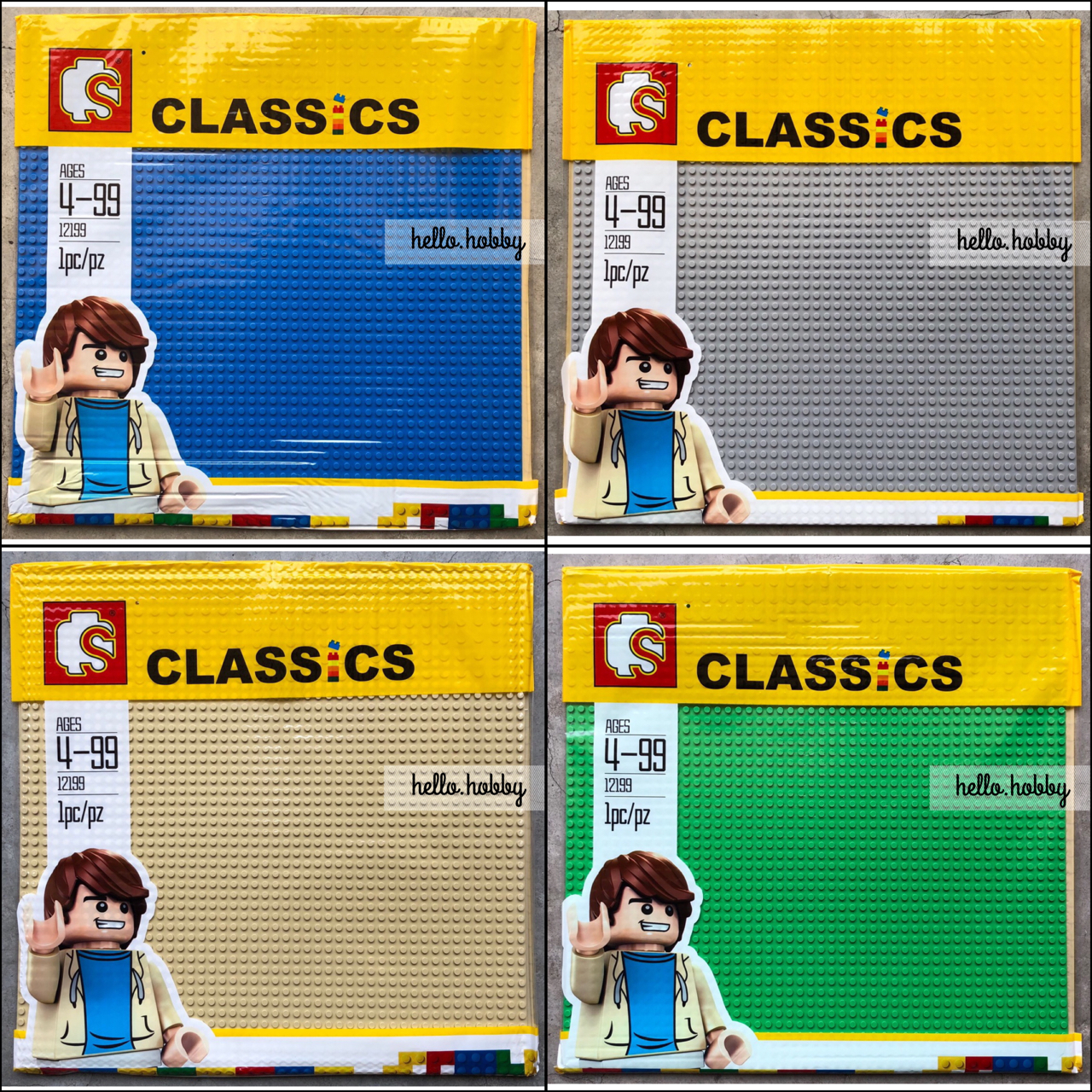 Sembo blocks 12199 Creative Brick Baseplate แผ่นเพลต 50x50 ปุ่ม