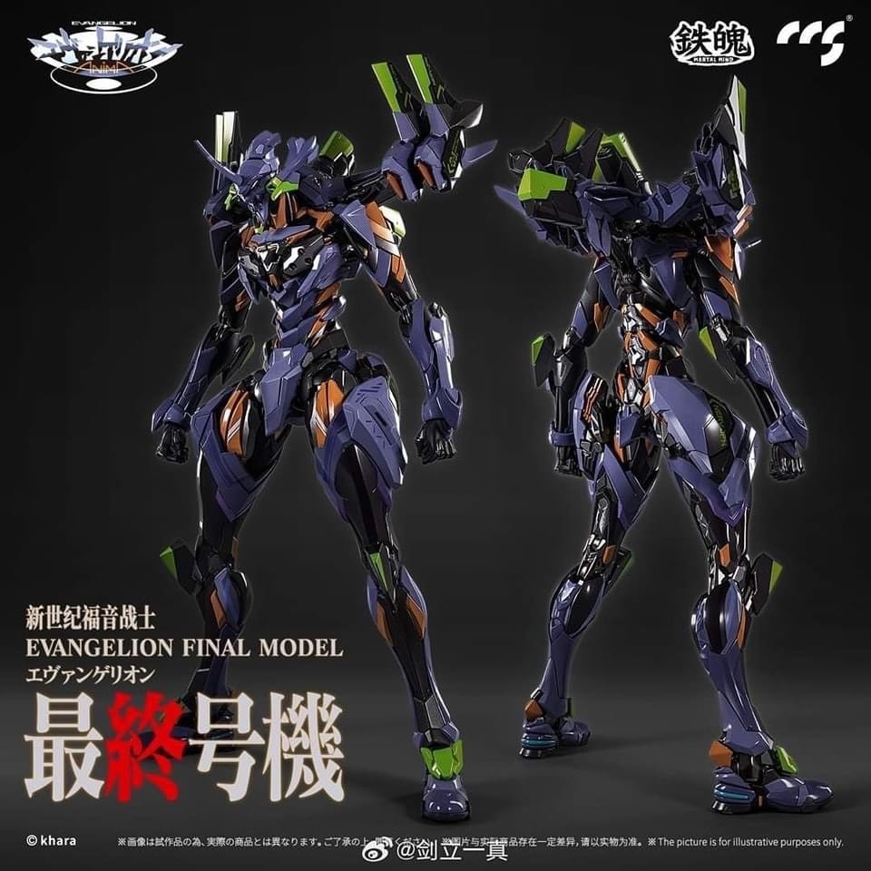 MORTAL MIND Series Evangelion Anima Evangelion Unit-01 Final Model Diecast Action Figure by CCS TOYS