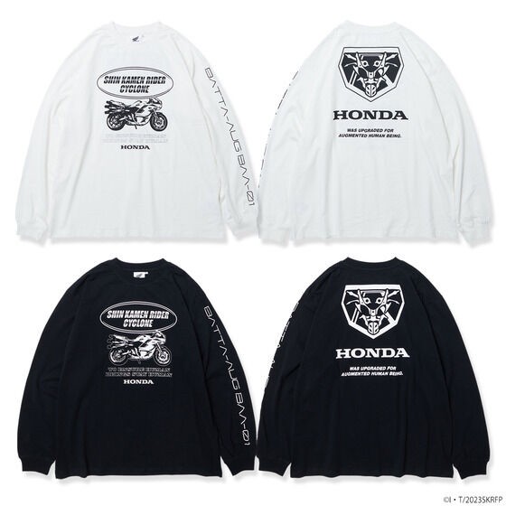 PRE-ORDER : "Shin Kamen Rider" Honda Long Sleeve T-shirt