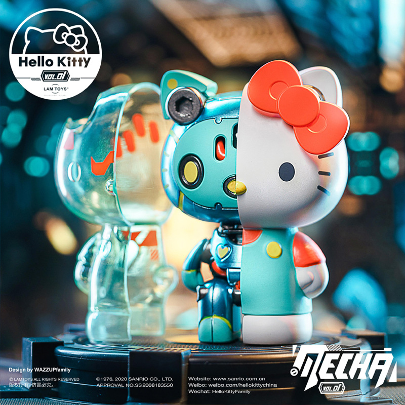 Mecha Hello Kitty Vol.01 Series Blind Box by Lam Toys (Set of 6+1)