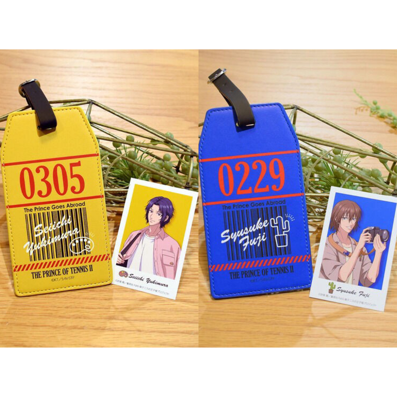 PRE-ORDER : New Prince of Tennis The Prince Goes Abroad Luggage Tag with Illustration Sheet