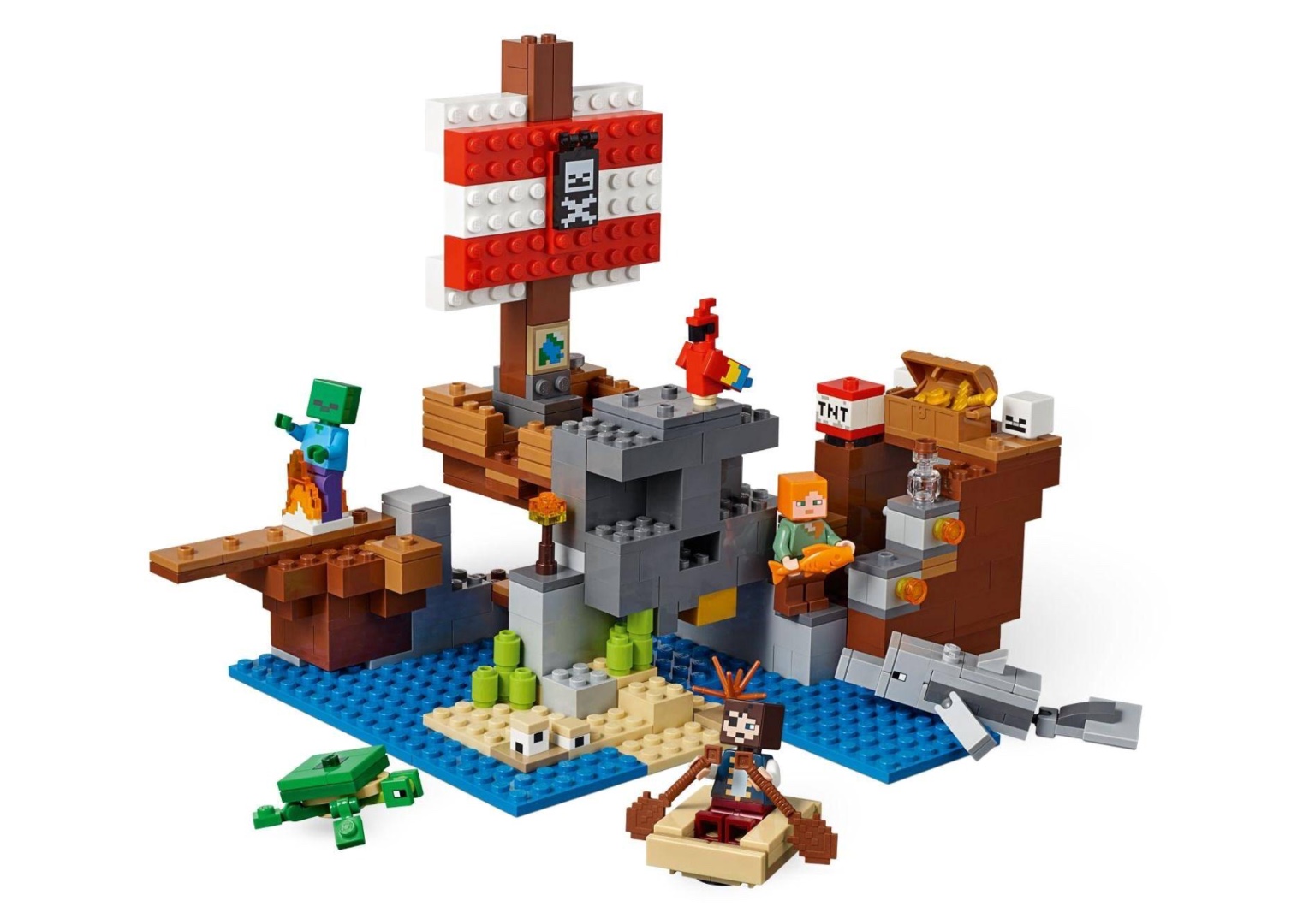 SY 1270 Minecraft The Pirate Ship Adventure 417pcs