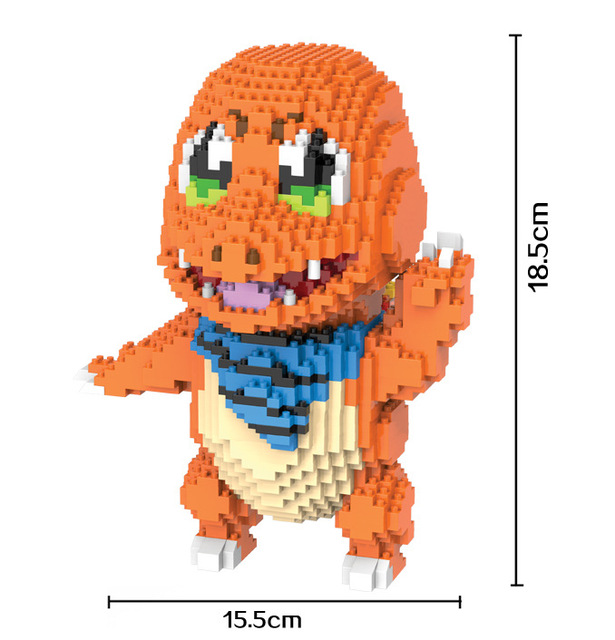 HC Magic 9021 Pokemon Charmander 1657pcs