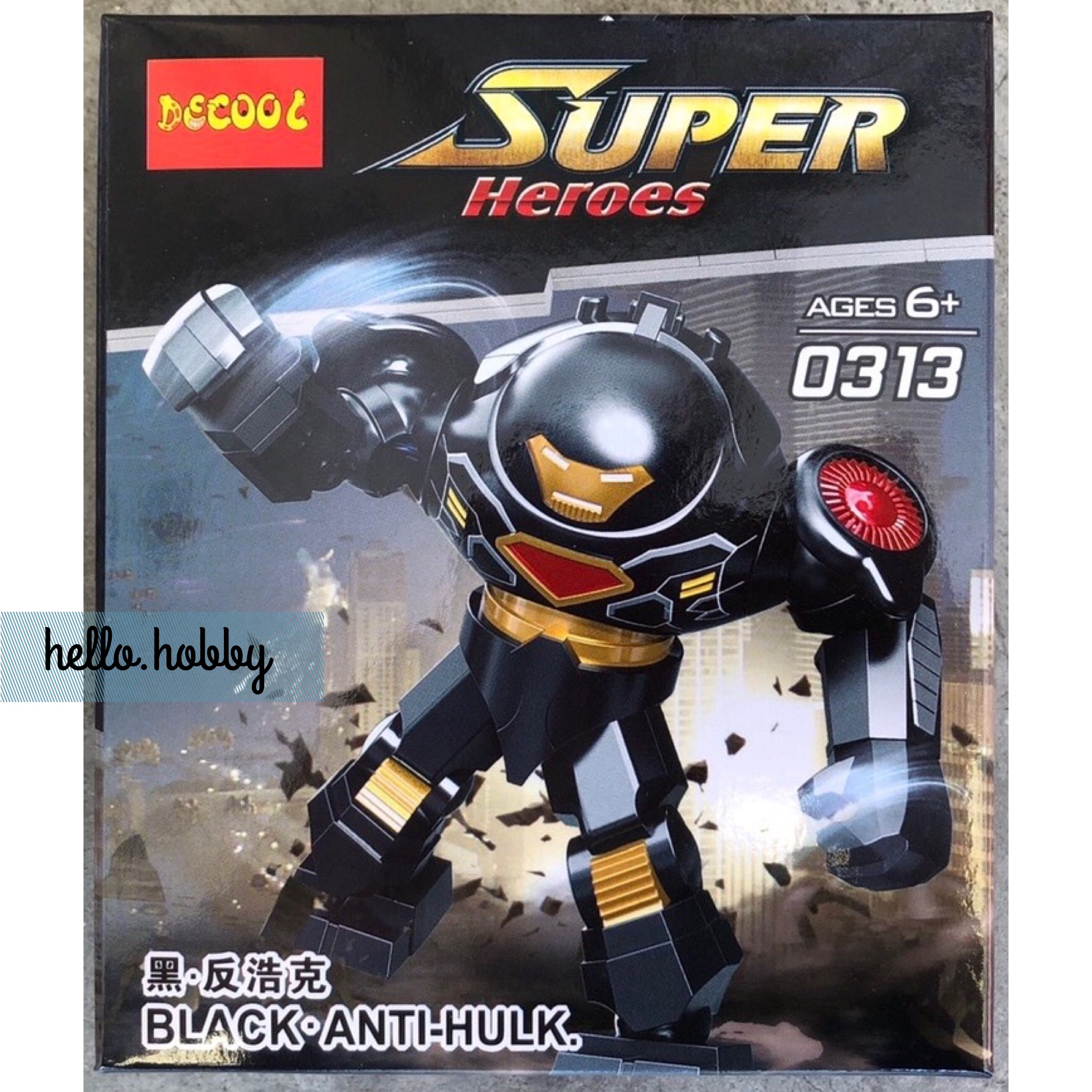 Decool 0313 Black Anti Hulk