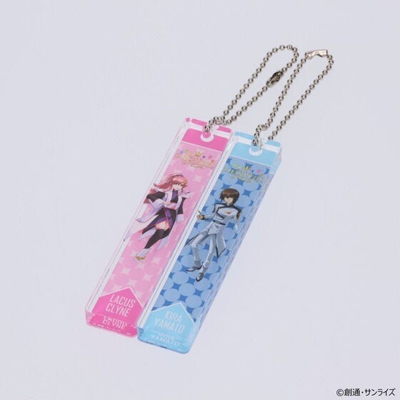 PRE-ORDER : Mobile Suit Gundam SEED Series Grand Prix 2024 Room Key Style Acrylic Charm (2 types in total)