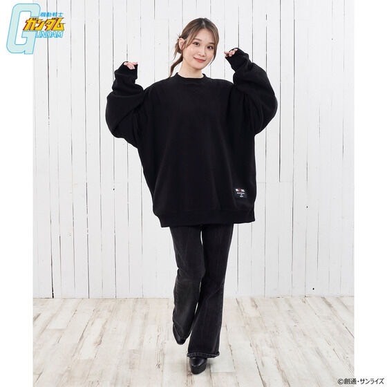 PRE-ORDER : Mobile Suit Gundam MS Motif Design Fleece Sweatshirt