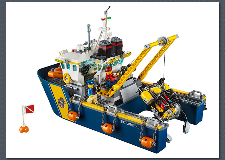Lepin 02012 Deep Sea Exploration Vessel 774pcs