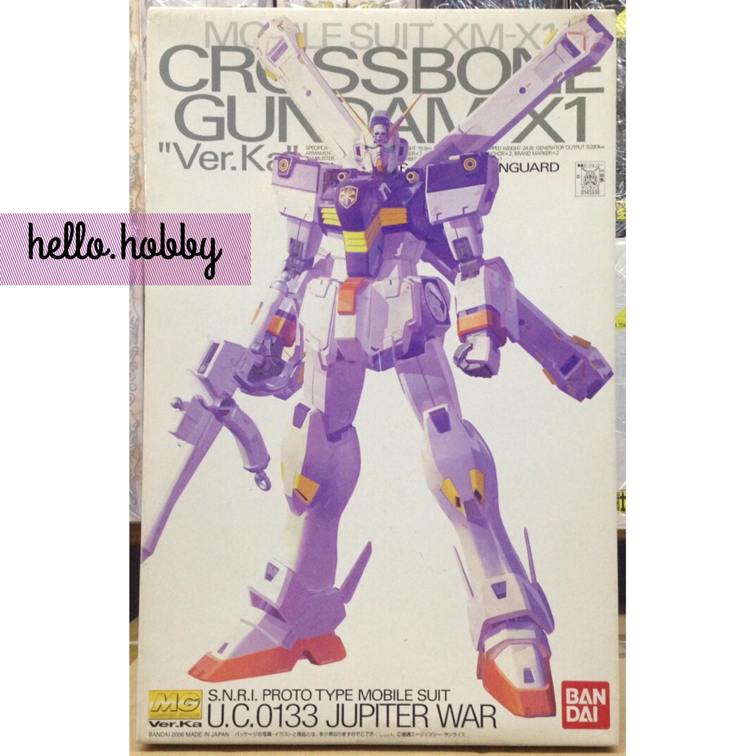 MG 1/100 XM-X1 Crossbone Gundam X1 Ver.Ka by Bandai