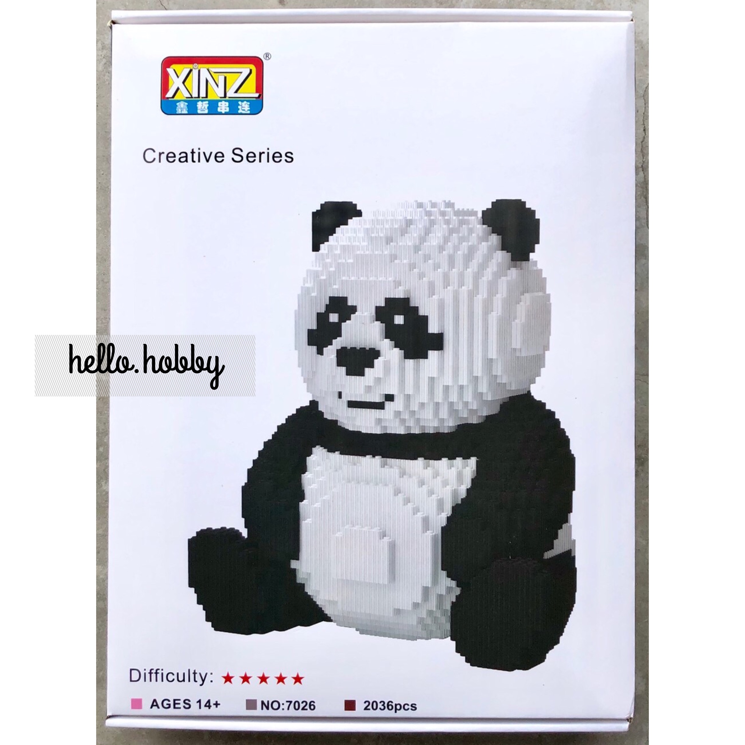 Xinz 7026 Panda 2036pcs