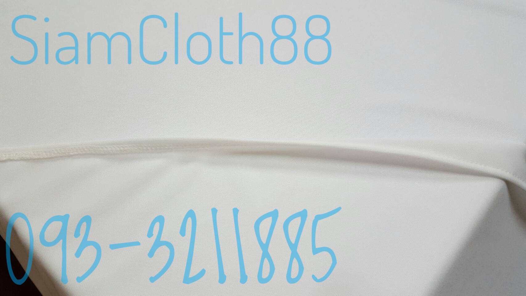 ผ้าคลุมโต๊ะสำเร็จรูปปักโลโก้