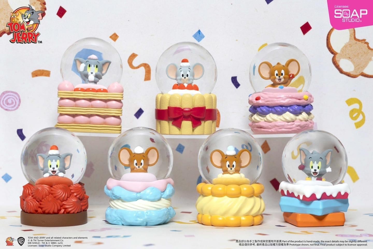 Tom & Jerry Dessert Series Mini Snow Globe by Soap Studio