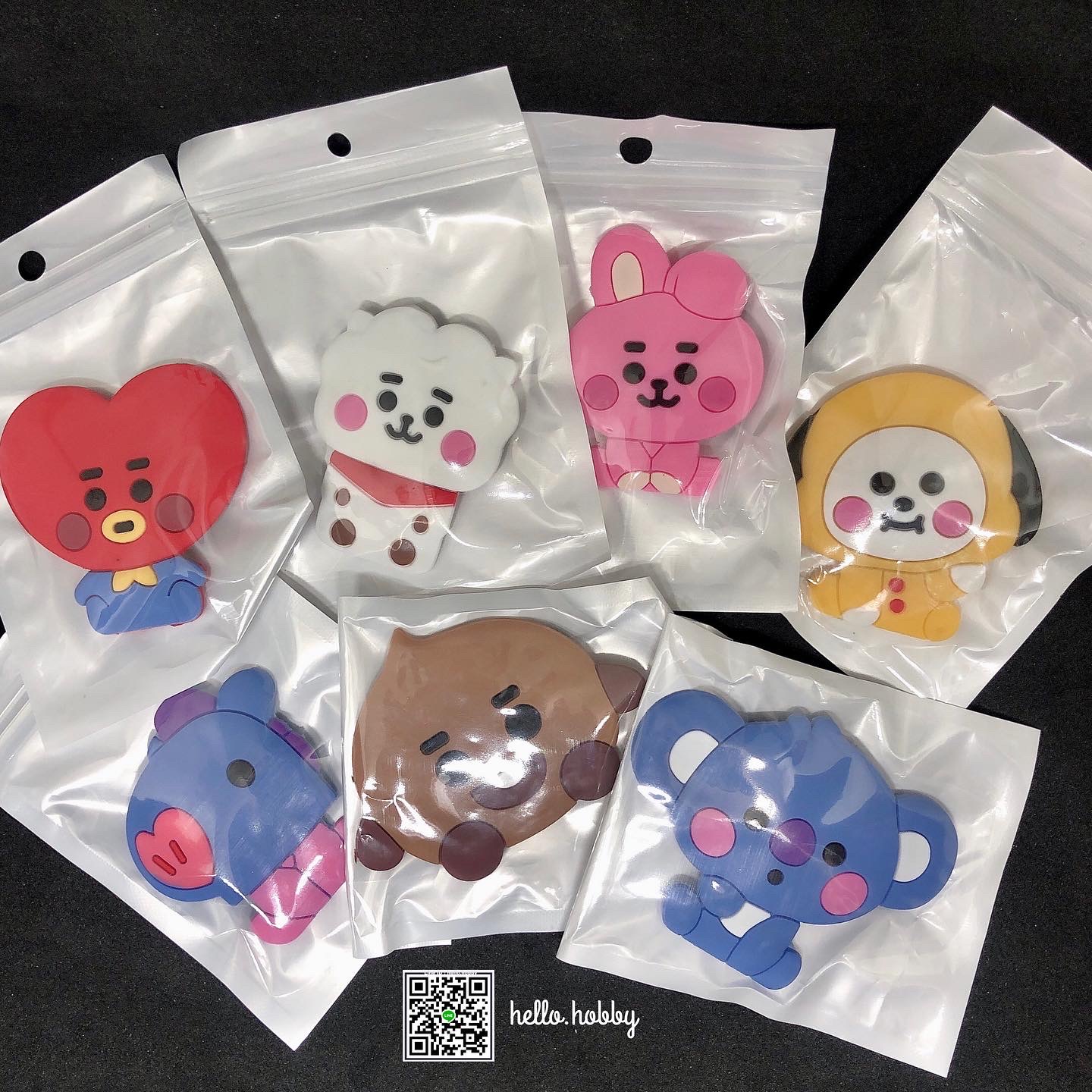 Griptok Baby Bubbly Pop Tok ติดมือถือ ลาย BT21