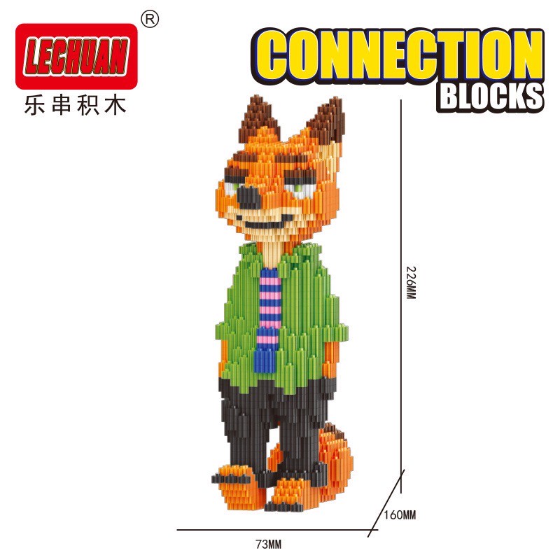 Lechuan 68631 - 68632 Naruto Shippuden / 68703 - 68704 Zootopia