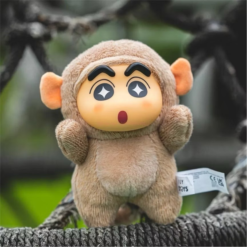 ตุ๊กตาพวงกุญแจ Crayon Shinchan Big Tail Series Plush Pendant Keychain by 52Toys
