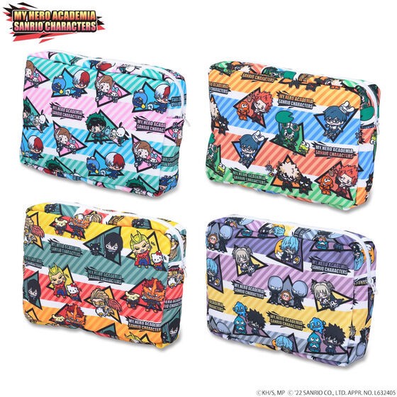 PRE-ORDER : My Hero Academia x Sanrio Characters BOX Pouch (4 types in total)