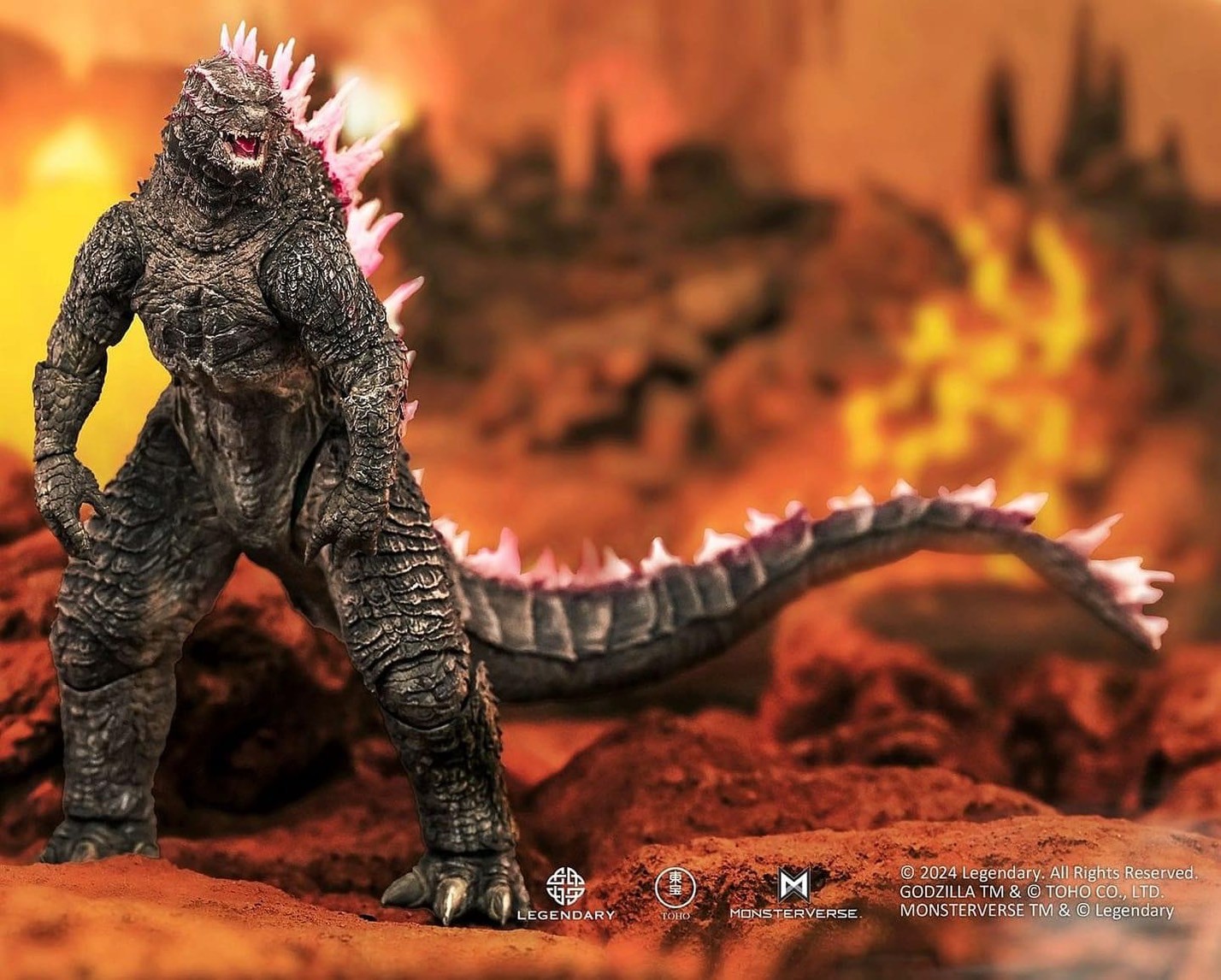 Pre-order : EXQUISITE BASIC Series Godzilla x Kong: The New Empire Godzilla Evolved Ver. Action figure by Hiya Toys