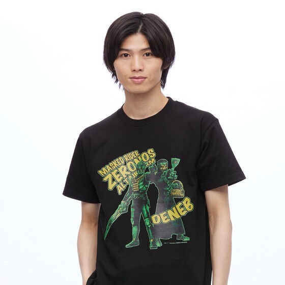 PRE-ORDER : Yoshihito Sugahara x Kamen Rider Den-O Kamen Rider Zeronos & Deneb Pattern T-shirt