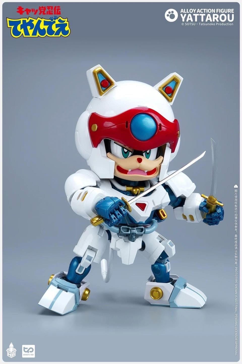 Samurai Pizza Cats Yattarou Alloy Action Figure by HeatBoys