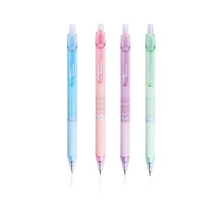ปากกาลูกลื่น 0.5มม. น้ำเงิน ด้ามคละสี ควอนตั้ม RHYTHM (N)