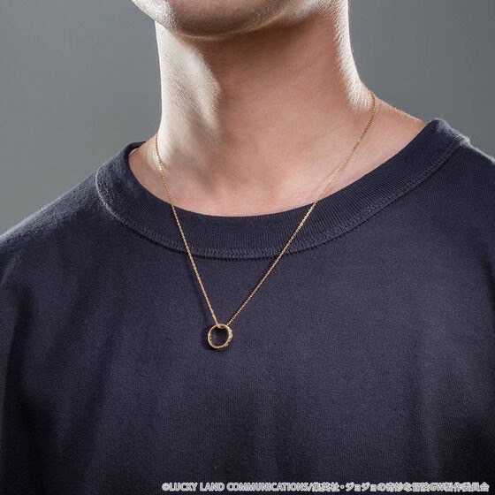 PRE-ORDER : JoJo's Bizarre Adventure Golden Wind x U-TREASURE G・E Ring Necklace/Silver