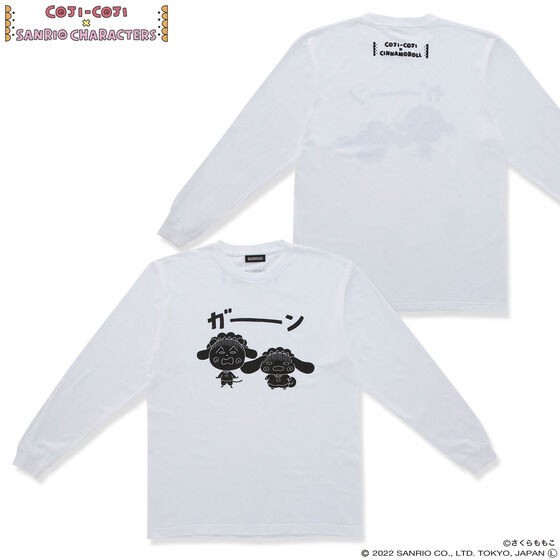 PRE-ORDER : Coji-Coji x Sanrio Characters Long Sleeve T-shirt (2 types)