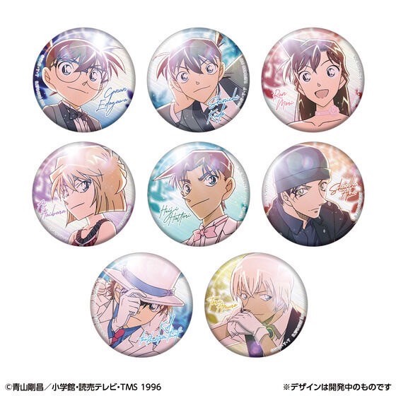 PRE-ORDER : Colorful Sparkling Can Badge Collection Detective Conan / Jujutsu Kaisen