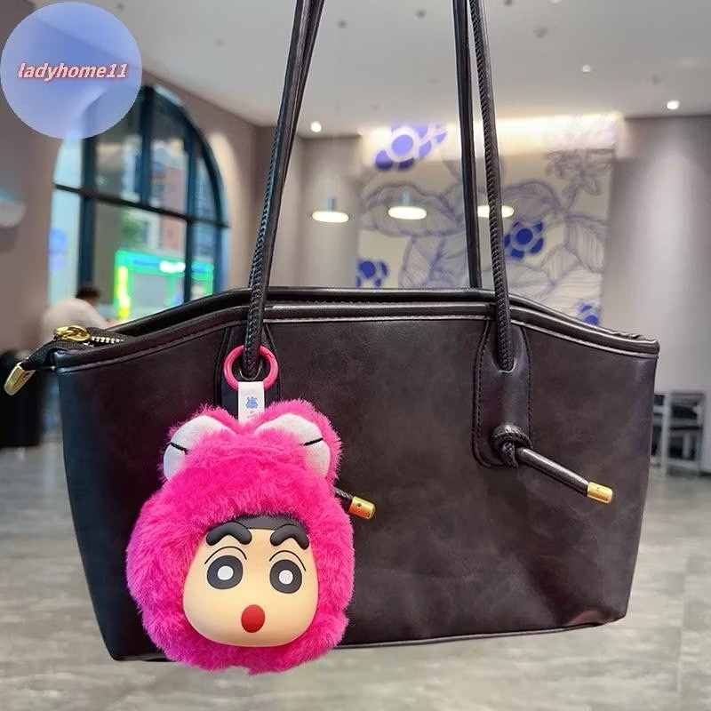 พวงกุญแจ ชินจัง ลิขสิทธิ์แท้ Crayon Shinchan Doll Buckle Animal Costume Plush Keychain by Futabasha