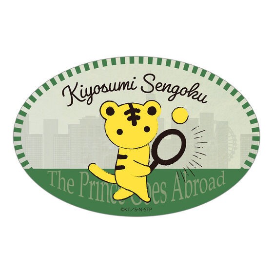 PRE-ORDER : New Prince of Tennis The Prince Goes Abroad Luggage Sticker Set