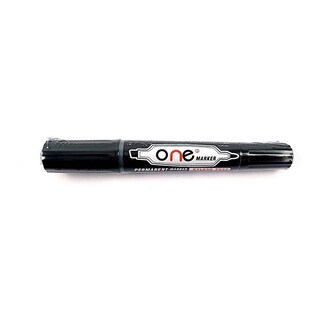 ปากกามาร์คเกอร์2หัว ONE สีดำ