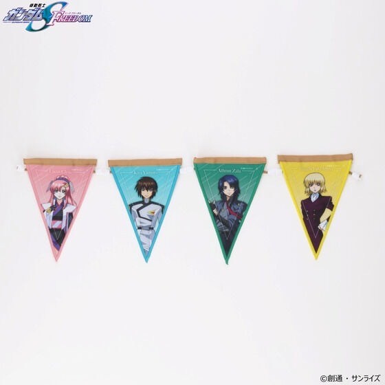 PRE-ORDER : Mobile Suit Gundam SEED FREEDOM Connecting Pennants (12/6 types in total)