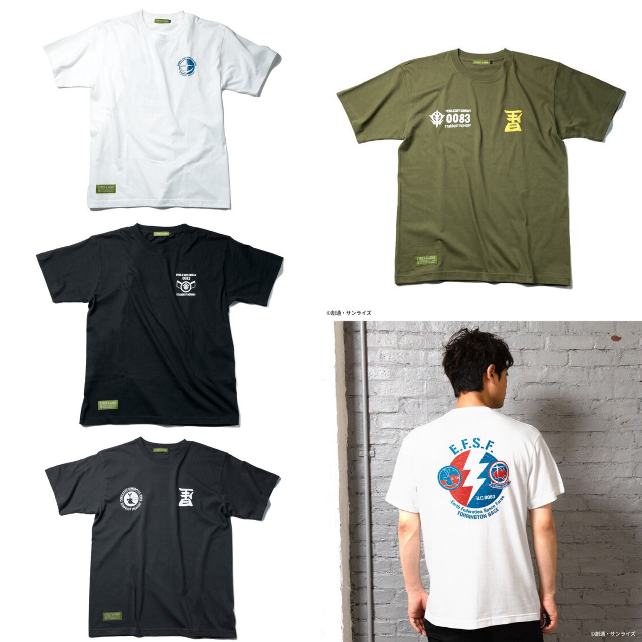 PRE-ORDER : STRICT-G.ARMS "Mobile Suit Gundam 0083 STARDUST MEMORY" Short Sleeve T-shirt