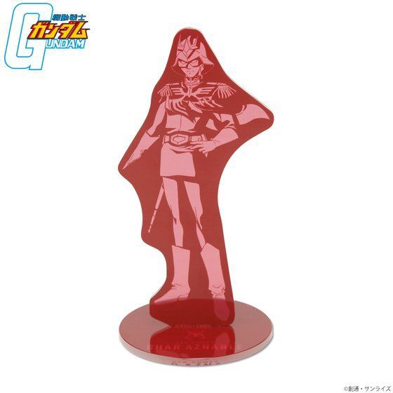 PRE-ORDER : Mobile Suit Gundam RED Series Acrylic Stand Char Aznable