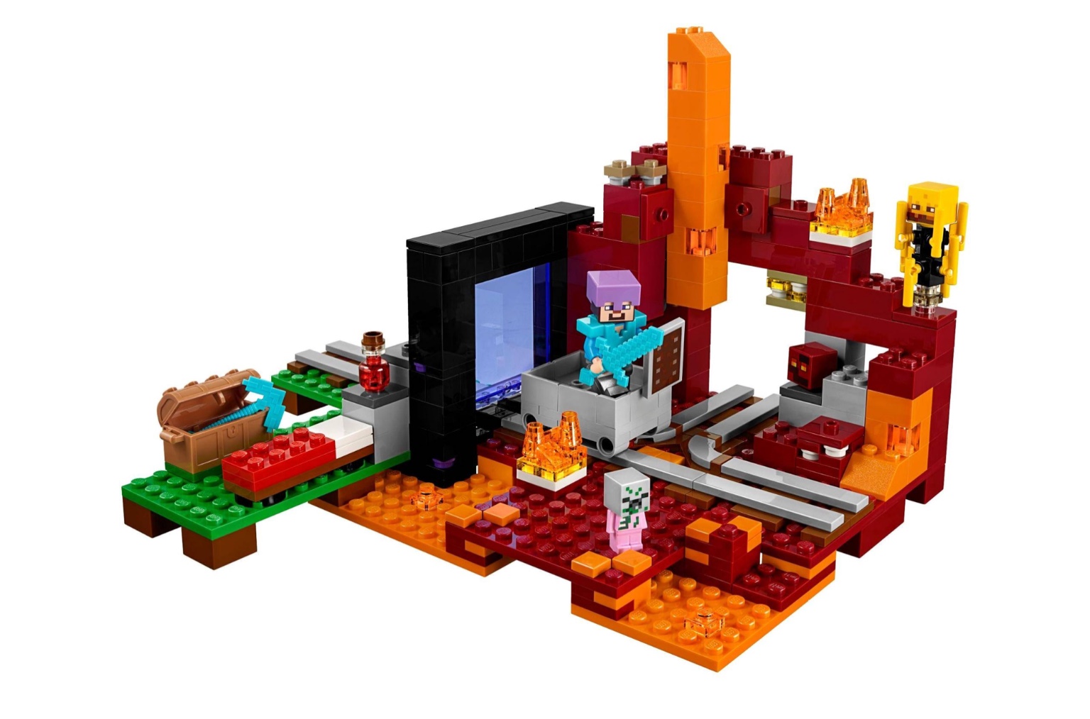 SY 990 Minecraft The Nether Portal 487pcs