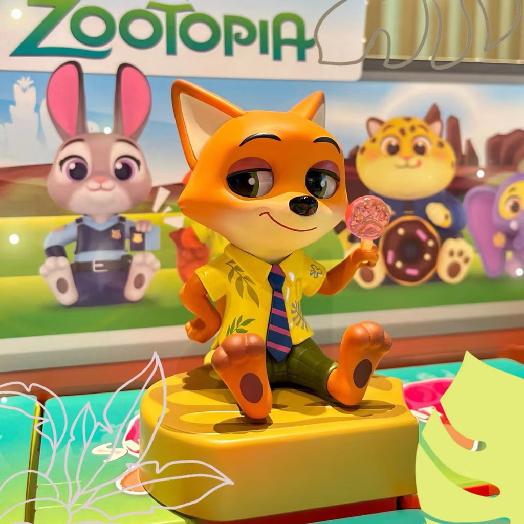 โมเดลได้ 1ตัว Disney - Zootopia - Sit Nicely Series by Miniso