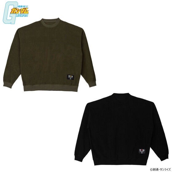 PRE-ORDER : Mobile Suit Gundam MS Motif Design Fleece Sweatshirt