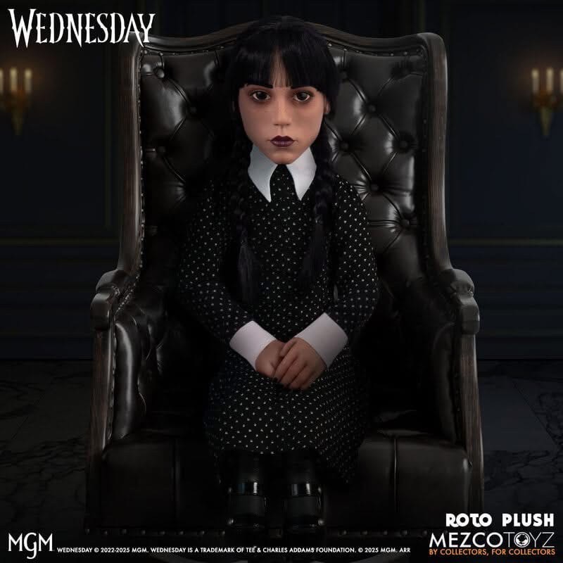Pre-order : MDS Roto Plush Wednesday by Mezco Toyz