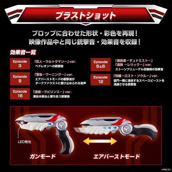 PRE-ORDER : ULTRAMAN NEXUS ULTRA REPLICA EVOLT RASTER&BLAST SHOT (ULTRA REPLICA)