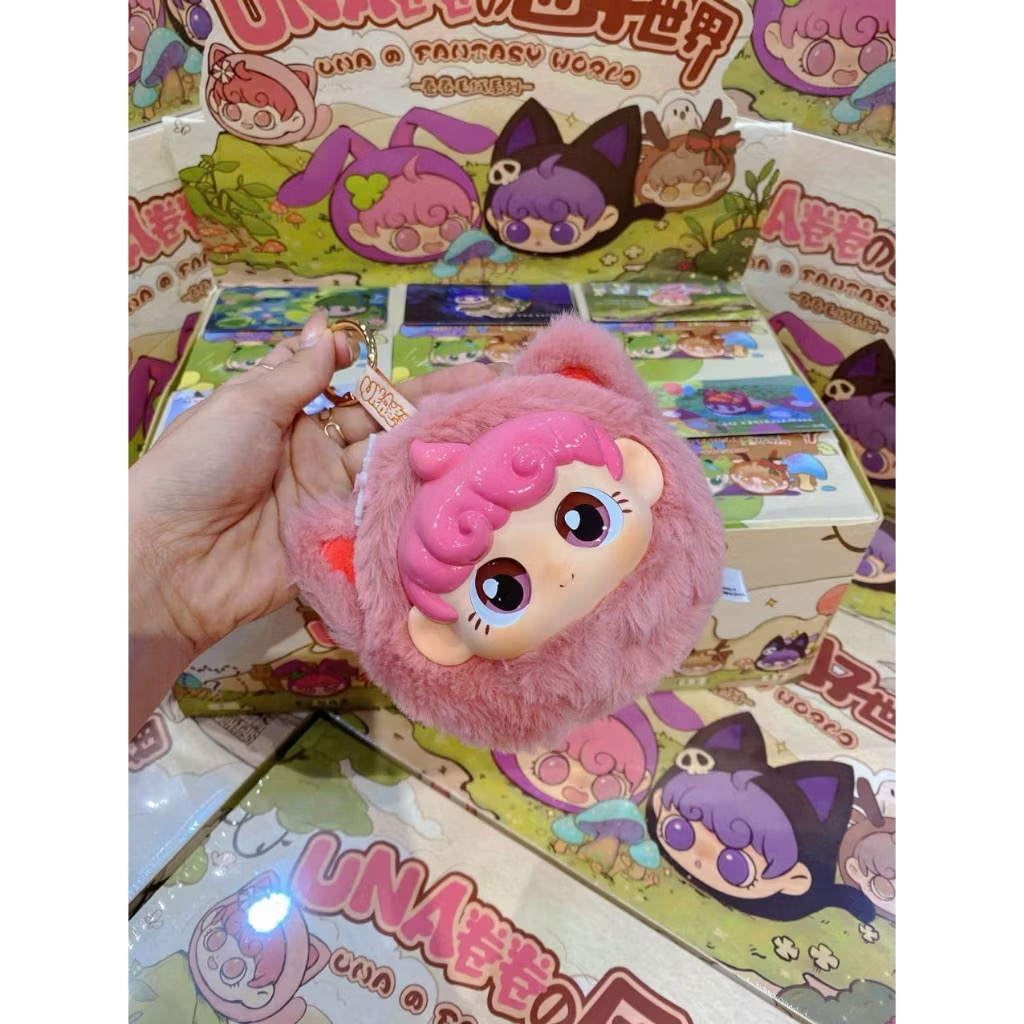 ตุ๊กตาพวงกุญแจ UNA Fantasy World - Roll Plush Toy Series by The Clock Toys