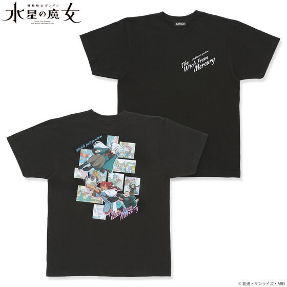 PRE-ORDER : Mobile Suit Gundam The Witch from Mercury EXPO T-shirt Black
