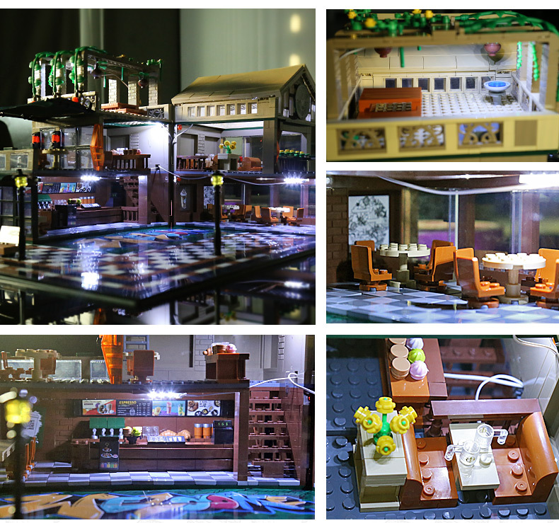 Sembo Block 601093 Starbucks 2095pcs (มีไฟ)