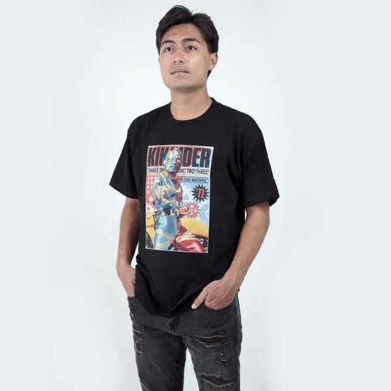 PRE-ORDER : Yoshito Sugahara Project Android Kikaider Kikaider/Red & Blue T-shirt