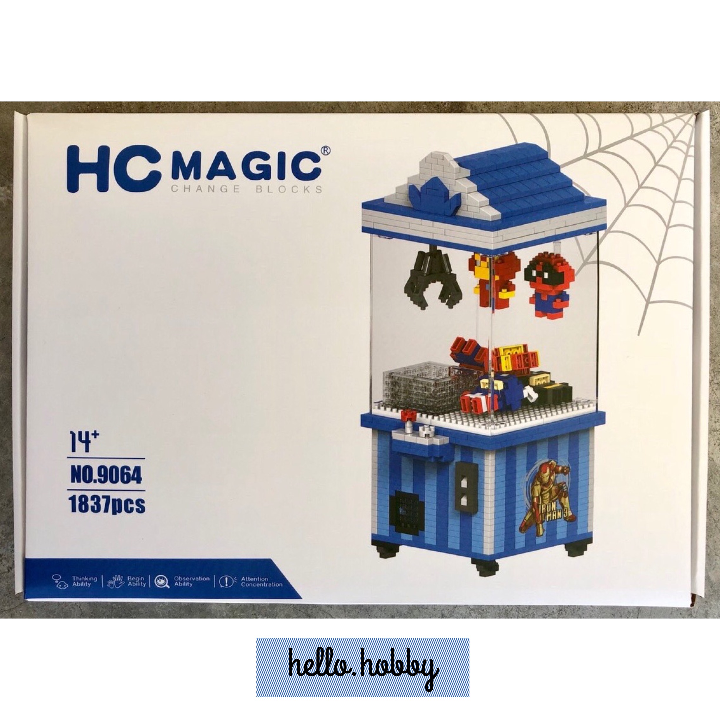 HC Magic 9064 Toy Machine Avengers 1837pcs