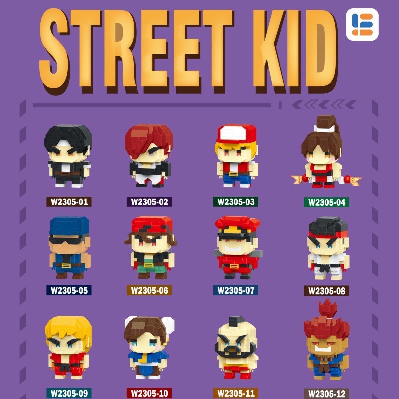 ตัวต่อนาโน Size M - Street Fighter & Gundam